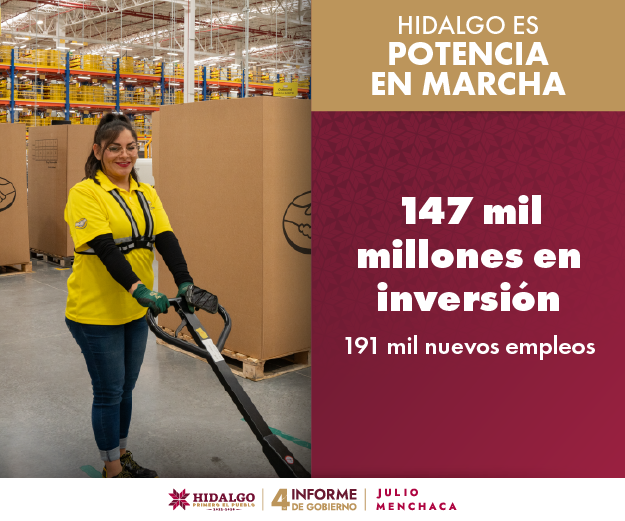 147 mil Millones en Inversión - Cuarto Informe Hidalgo