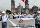 JUBILADOS DE CFE, PEMEX Y BANOBRAS PROTESTAN EN PALACIO NACIONAL CONTRA RETROACTIVIDAD DE LA REFORMA AL ARTÍCULO 127 Jubilados